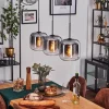 hofstein Lauden Suspension Clair, Fumé, 3 lumières* Lampes Modernes