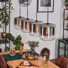 hofstein Lauden Suspension Clair, Fumé, 4 lumières* Lampes Modernes