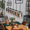 hofstein Lauden Suspension Noir, 5 lumières* Lampes Modernes