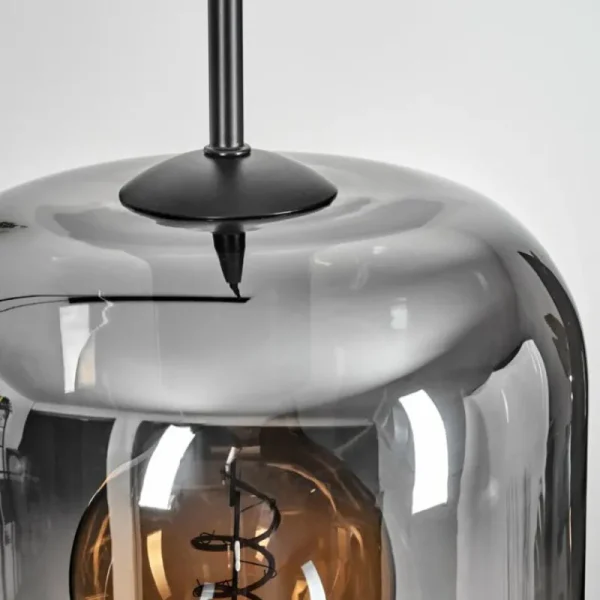 hofstein Lauden Suspension Noir, 5 lumières* Lampes Modernes
