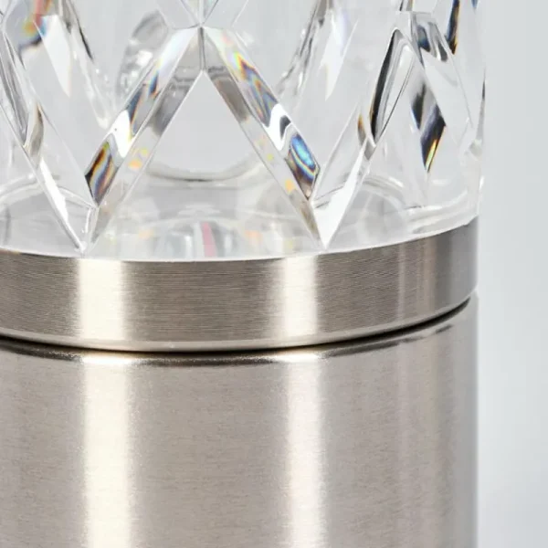 hofstein Lauter Lampe à poser LED Nickel mat, 1 lumière* Lampes Modernes