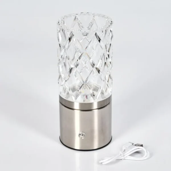 hofstein Lauter Lampe à poser LED Nickel mat, 1 lumière* Lampes Modernes
