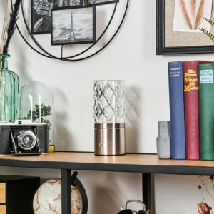 hofstein Lauter Lampe à poser LED Nickel mat, 1 lumière* Lampes Modernes