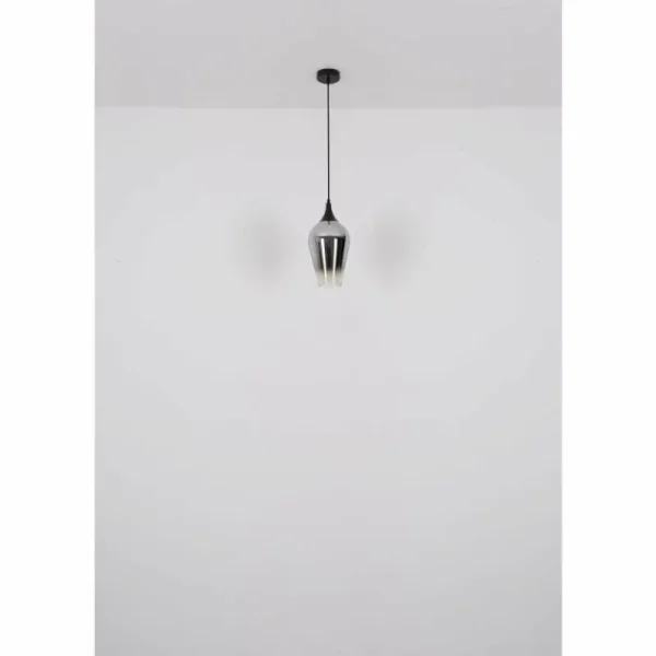 Luminaires Globo Lighting Lavus Suspension Noir, 1 lumière* Lampes En Verre