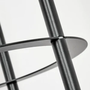 hofstein Limmingen Lampadaire Bois foncé, Noir, 3 lumières* Lampes Modernes