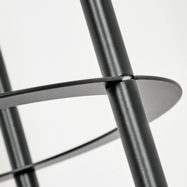 hofstein Limmingen Lampadaire Bois foncé, Noir, 3 lumières* Lampes Modernes