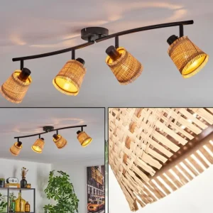 hofstein Lindberg Plafonnier Noir, 4 lumières* Lampes Modernes