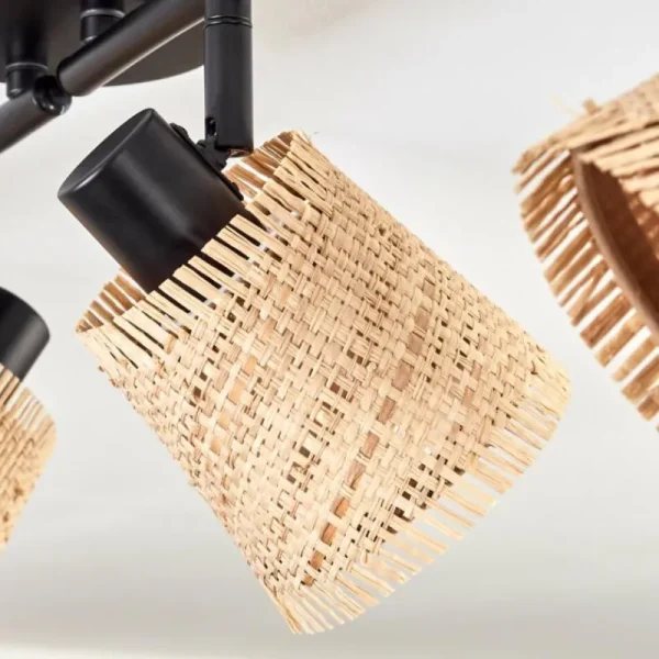 hofstein Lindberg Plafonnier Noir, 4 lumières* Lampes Modernes