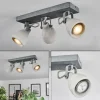 hofstein Lomma Plafonnier Acier brossé, 3 lumières* Lampes Modernes