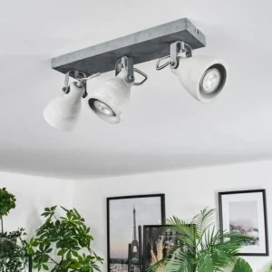 hofstein Lomma Plafonnier Acier brossé, 3 lumières* Lampes Modernes