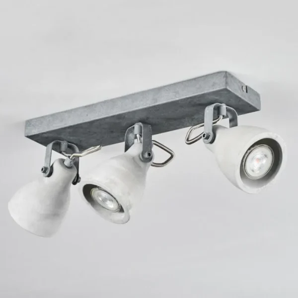 hofstein Lomma Plafonnier Acier brossé, 3 lumières* Lampes Modernes