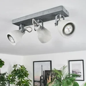 hofstein Lomma Plafonnier Acier brossé, 3 lumières* Lampes Modernes
