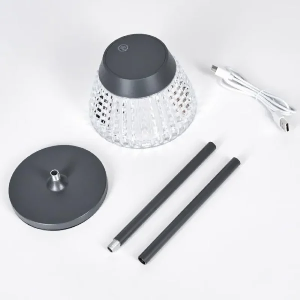hofstein Macos Lampe de bureau, Lampe à poser, Liseuse LED Anthracite, 1 lumière* Lampes Modernes