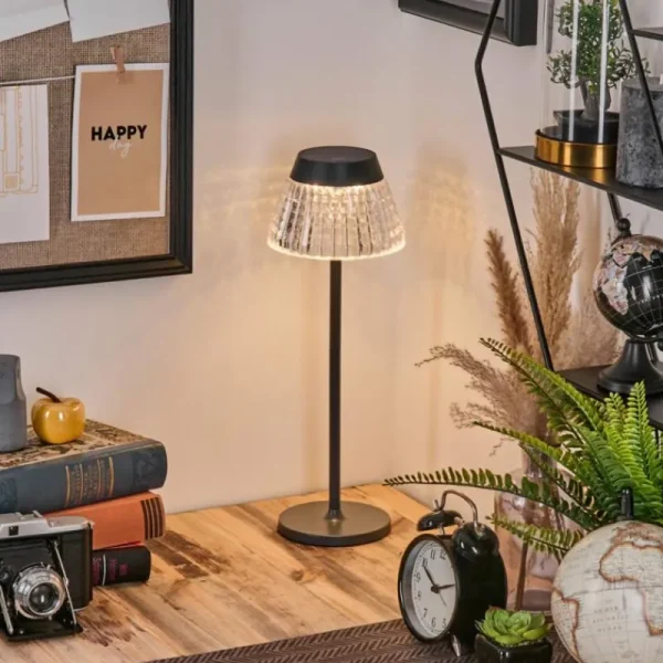 hofstein Macos Lampe de bureau, Lampe à poser, Liseuse LED Anthracite, 1 lumière* Lampes Modernes