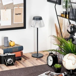 hofstein Macos Lampe de bureau, Lampe à poser, Liseuse LED Anthracite, 1 lumière* Lampes Modernes
