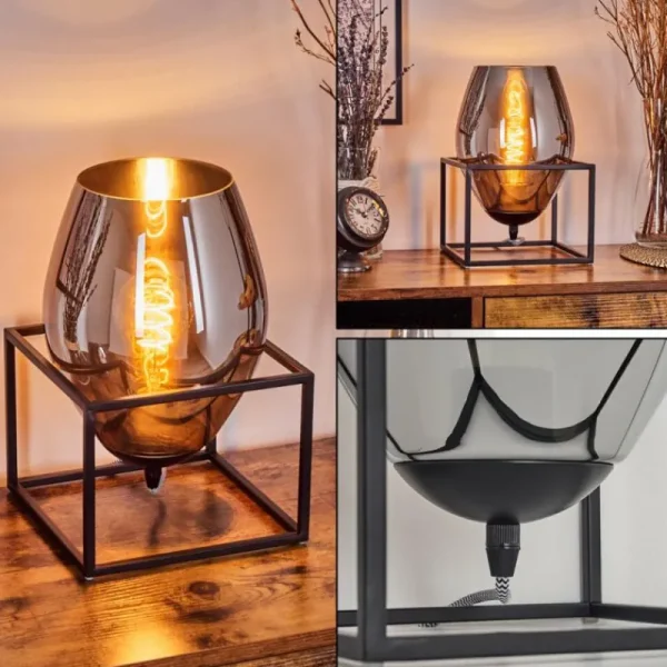 hofstein Magleby Lampe à poser Noir, 1 lumière* Lampes Modernes