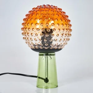 hofstein Maiorca Lampe à poser Vert, Noir, 1 lumière* Lampes En Verre