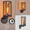 hofstein Martinha Lampe murale d´extérieur Noir, 1 lumière, Détecteur de mouvement* Lampes Modernes