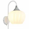 Luminaires Globo Lighting Maxy Applique murale Chrome, Blanc, 1 lumière* Lampes En Verre