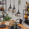 hofstein Maynal Suspension, Boule lumineuse, Suspension Clair, Fumé, 3 lumières* Lampes Modernes