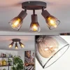 hofstein Medelim Plafonnier Clair, Fumé, 3 lumières* Lampes Modernes