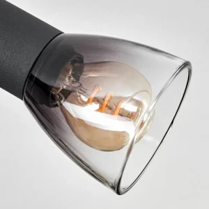 hofstein Medelim Plafonnier Clair, Fumé, 3 lumières* Lampes Modernes