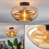 hofstein Mertola Plafonnier Ambre, 1 lumière* Lampes En Verre