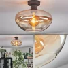 hofstein Mertola Plafonnier Ambre, Clair, 1 lumière* Lampes En Verre