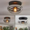 hofstein Mertola Plafonnier, Boule lumineuse Clair, Fumé, 1 lumière* Lampes Modernes