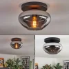 hofstein Mertola Plafonnier, Boule lumineuse Fumé, 1 lumière* Lampes Modernes