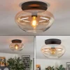 hofstein Mertola Plafonnier, Boule lumineuse Ambre, Clair, 1 lumière* Lampes En Verre