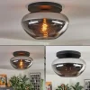 hofstein Mertola Plafonnier, Boule lumineuse Fumé, 1 lumière* Lampes Modernes