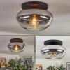 hofstein Mertola Plafonnier, Boule lumineuse Clair, Fumé, 1 lumière* Lampes Modernes