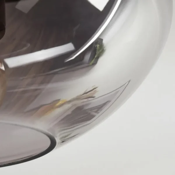 hofstein Mertola Plafonnier, Boule lumineuse Fumé, 1 lumière* Lampes Modernes