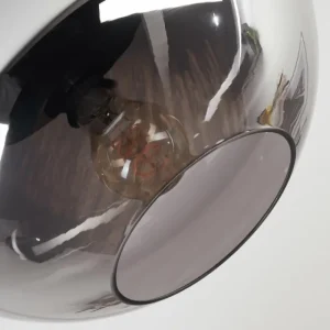 hofstein Mertola Plafonnier, Boule lumineuse Fumé, 1 lumière* Lampes Modernes
