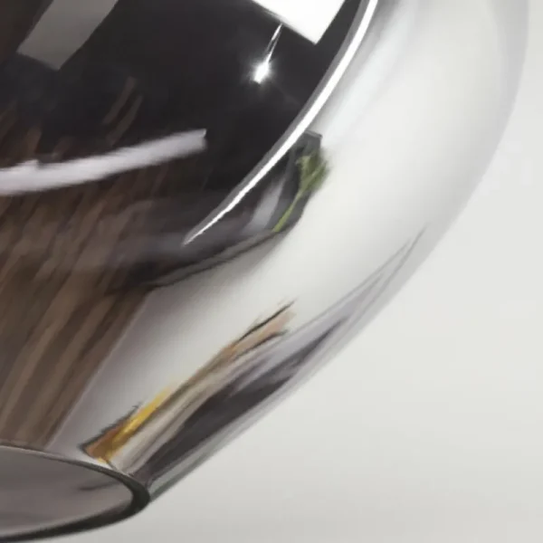hofstein Mertola Plafonnier, Boule lumineuse Fumé, 1 lumière* Lampes Modernes