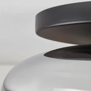hofstein Mertola Plafonnier, Boule lumineuse Clair, Fumé, 1 lumière* Lampes Modernes