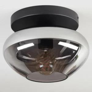 hofstein Mertola Plafonnier, Boule lumineuse Fumé, 1 lumière* Lampes Modernes
