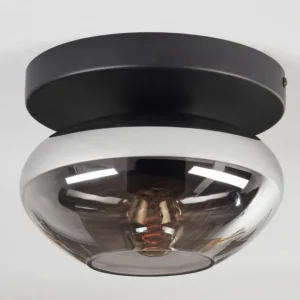 hofstein Mertola Plafonnier, Boule lumineuse Fumé, 1 lumière* Lampes Modernes