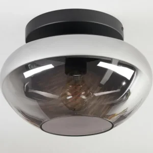 hofstein Mertola Plafonnier, Boule lumineuse Fumé, 1 lumière* Lampes Modernes