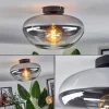 hofstein Mertola Plafonnier Clair, Fumé, 1 lumière* Lampes Modernes