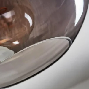 hofstein Mertola Plafonnier Fumé, 1 lumière* Lampes Modernes