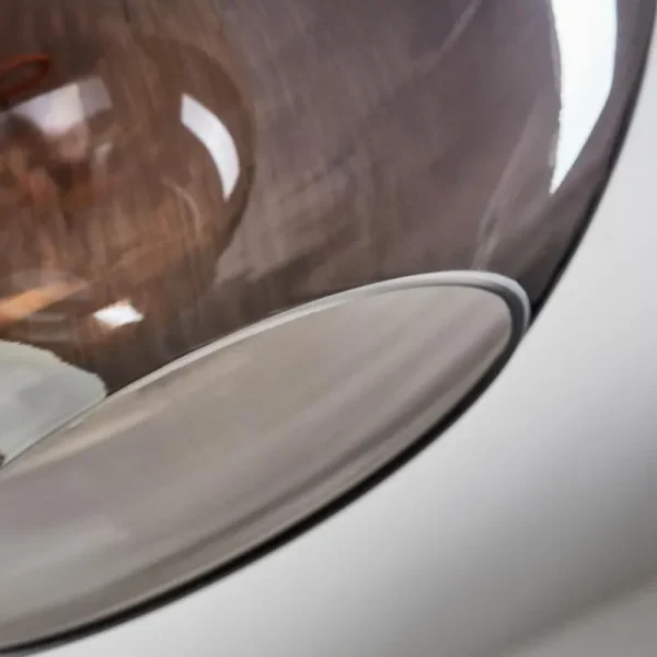 hofstein Mertola Plafonnier Fumé, 1 lumière* Lampes Modernes
