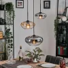 hofstein Mertola Suspension, Boule lumineuse Noir, 3 lumières* Lampes Modernes