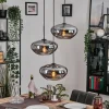 hofstein Mertola Suspension, Boule lumineuse Noir, 3 lumières* Lampes Modernes