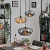 hofstein Mertola Suspension, Boule lumineuse Noir, 3 lumières* Lampes Modernes