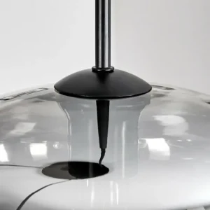 hofstein Mertola Suspension, Boule lumineuse Noir, 3 lumières* Lampes Modernes