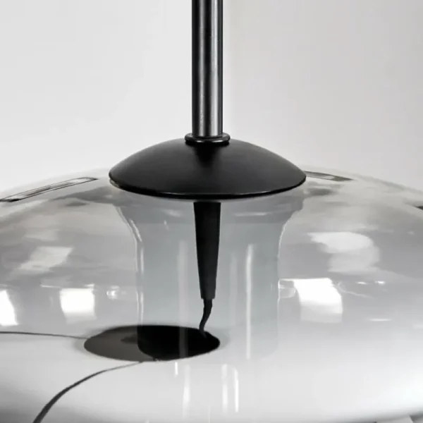 hofstein Mertola Suspension, Boule lumineuse Noir, 3 lumières* Lampes Modernes