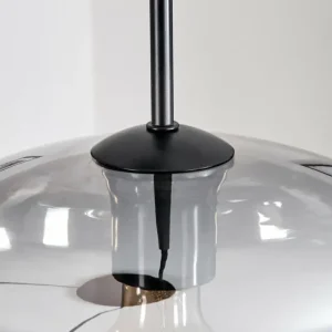hofstein Mertola Suspension, Boule lumineuse Noir, 3 lumières* Lampes Modernes