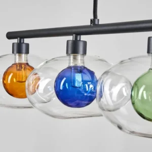 hofstein Monsul Plafonnier Noir, 5 lumières* Lampes Modernes